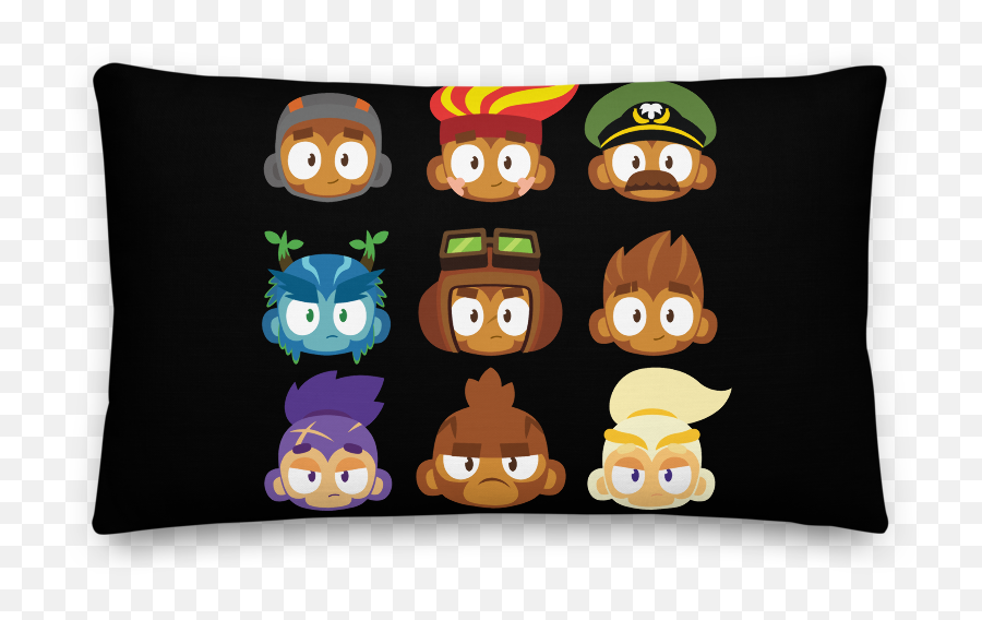 Hero Heads Premium Pillow - Decorative Emoji,Emoticon Pillow