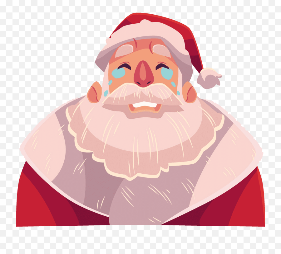 Free U0026 Cute Santa Face Clipart For Your Holiday Decorations - Illustration Emoji,How To Do A Santa And Tree Emoji