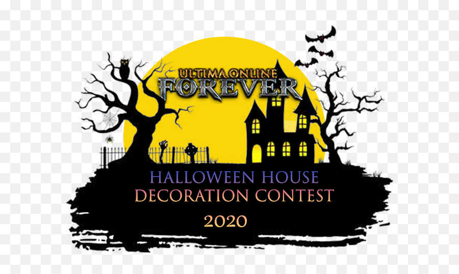 2020 Halloween Decoration Contest - Halloween House Silhouette Emoji,Holloween Emotions