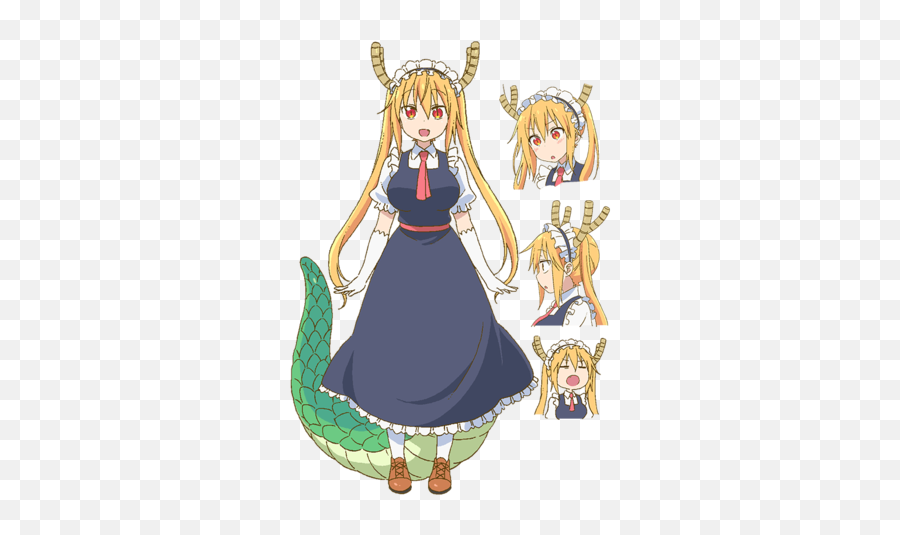 Dragon Maid - Miss Dragon Maid Personagens Emoji,Sweet Emotions Tail