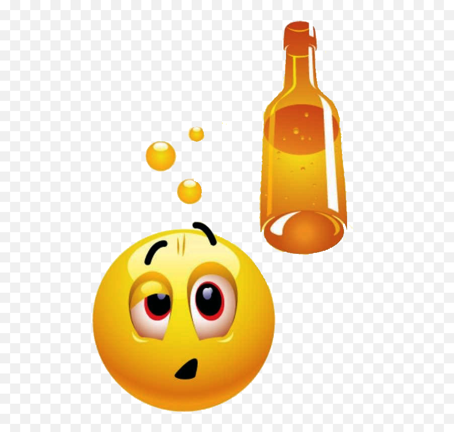 Mareado Por El Alcohol - Happy Emoji,Alcohol Emojis