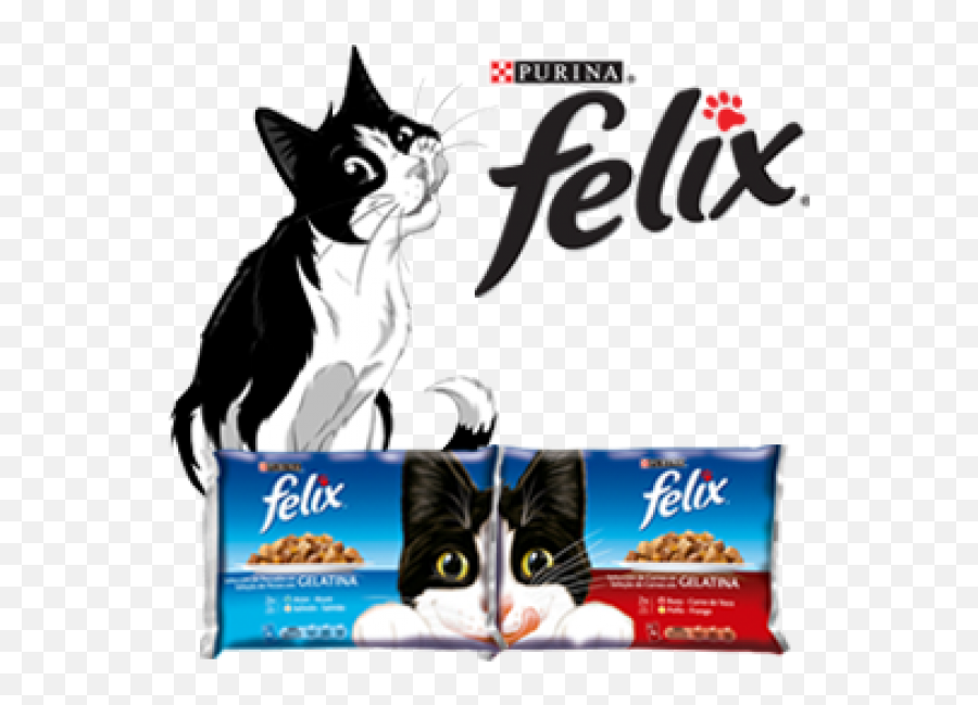 Download Felix Cat Food Png Image With - Purina Felix Logo Png Emoji,Felix The Cat Emoticon Code