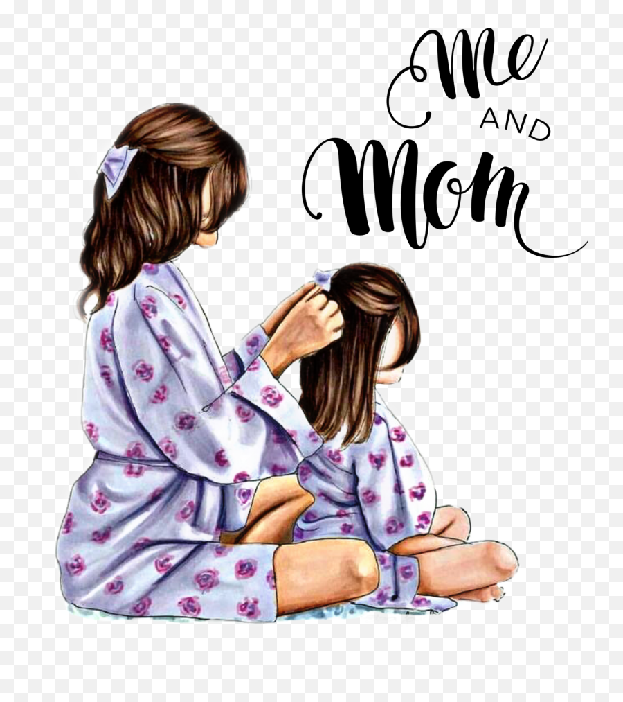 The Most Edited Momanddaughter Picsart Emoji,Mom And Daughter Emoji Clear Background