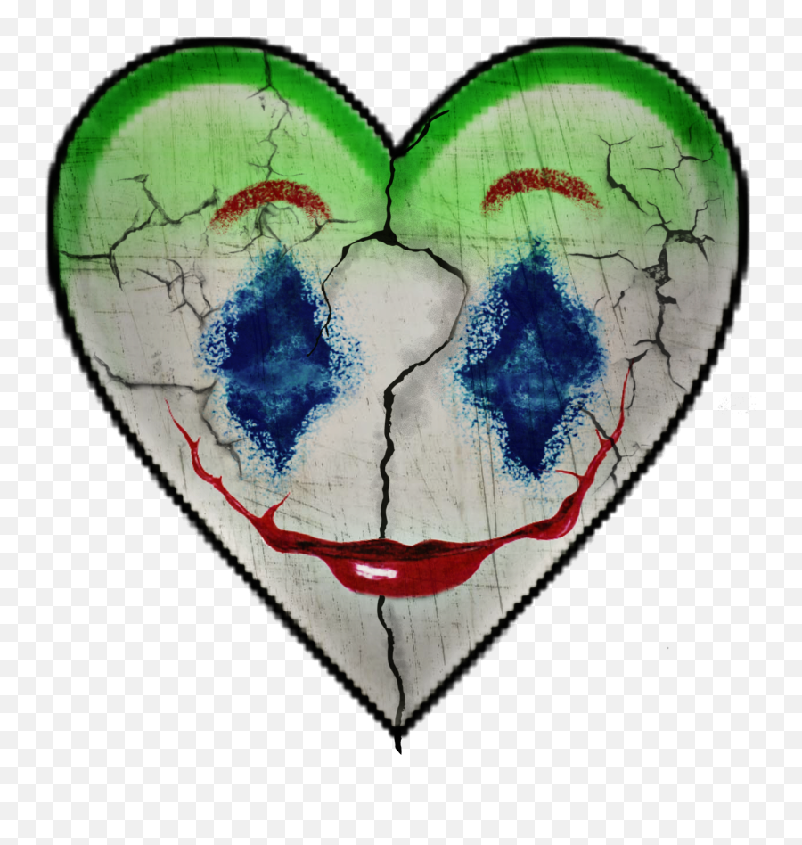 Joker Heart Emoji Sticker By Melheeheessa - Lovely,Love Symbol Emoji