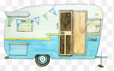 Camper Shasta Rv Tinyhouse Sticker By Stephanie - Horizontal Emoji,Travel Trailer Emoji