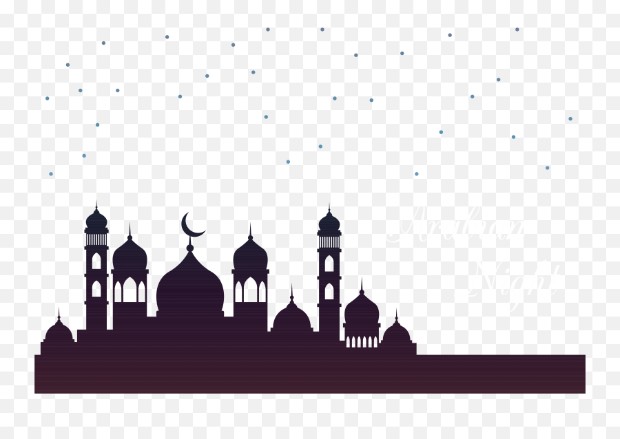 Download Sky Mosque Ramadan Moon - Mosque Png Emoji,Fb Emoticons Masjid