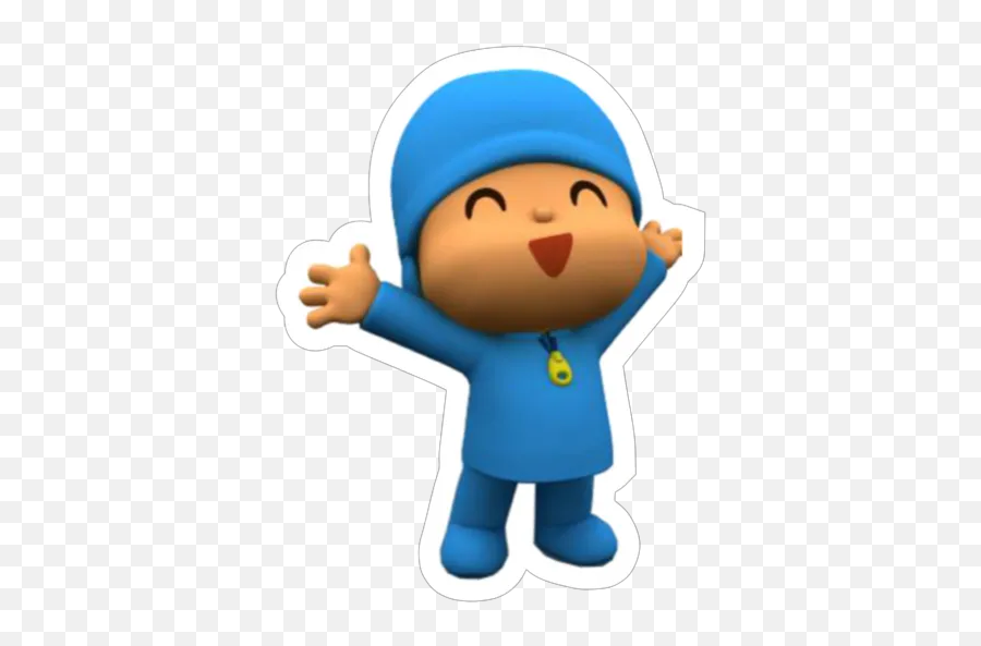 Sticker Maker - Pintados Dibujos De Pocoyo Emoji,Descargar Todos Los Emojis De Whatsapp Png