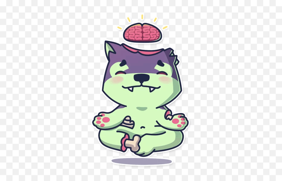 Meditation Telegram Stickers Sticker Search Emoji,Emoticon Stickers Telegram Wolf