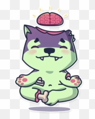 Meditation Telegram Stickers Sticker Search Emoji,Emoticon Stickers Telegram Wolf