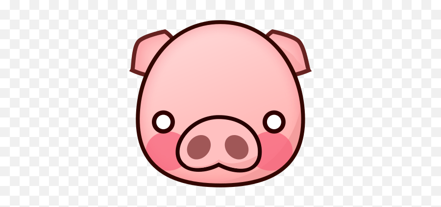 List Of Phantom Animals U0026 Nature Emojis For Use As Facebook - Cute Pig Emoji Transparent,Cute Emoji Faces