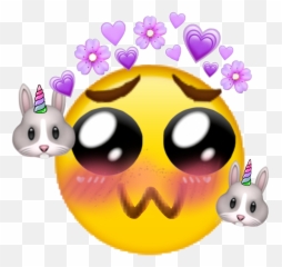 Bunnycorn Bunny Sticker By Glory - Purple Heart Crown Png Emoji,Bunny Emoji