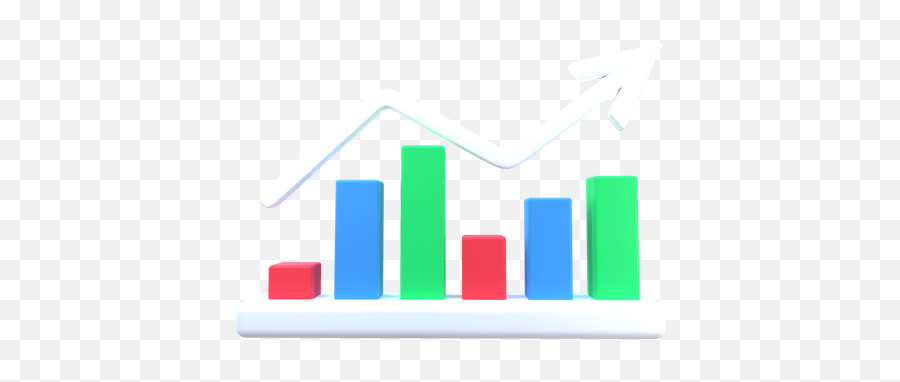 Business Growth 3d Illustrations Designs Images Vectors Emoji,Upward Chart Emoji