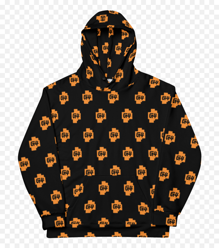 G4 Logo Pattern Unisex Hooded Sweatshirt Emoji,India Emoji