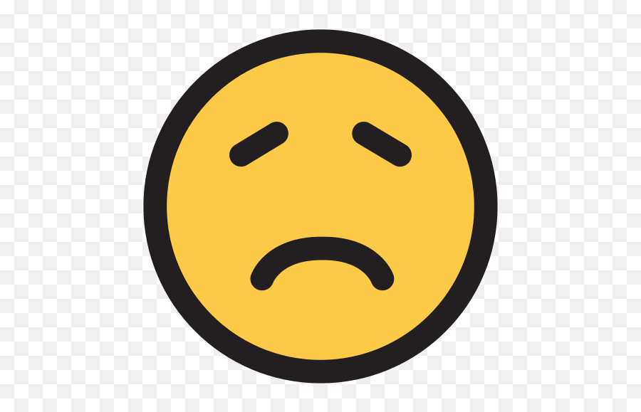 Disappointed Icon Face Icon Emoji,Disappotined Emoji