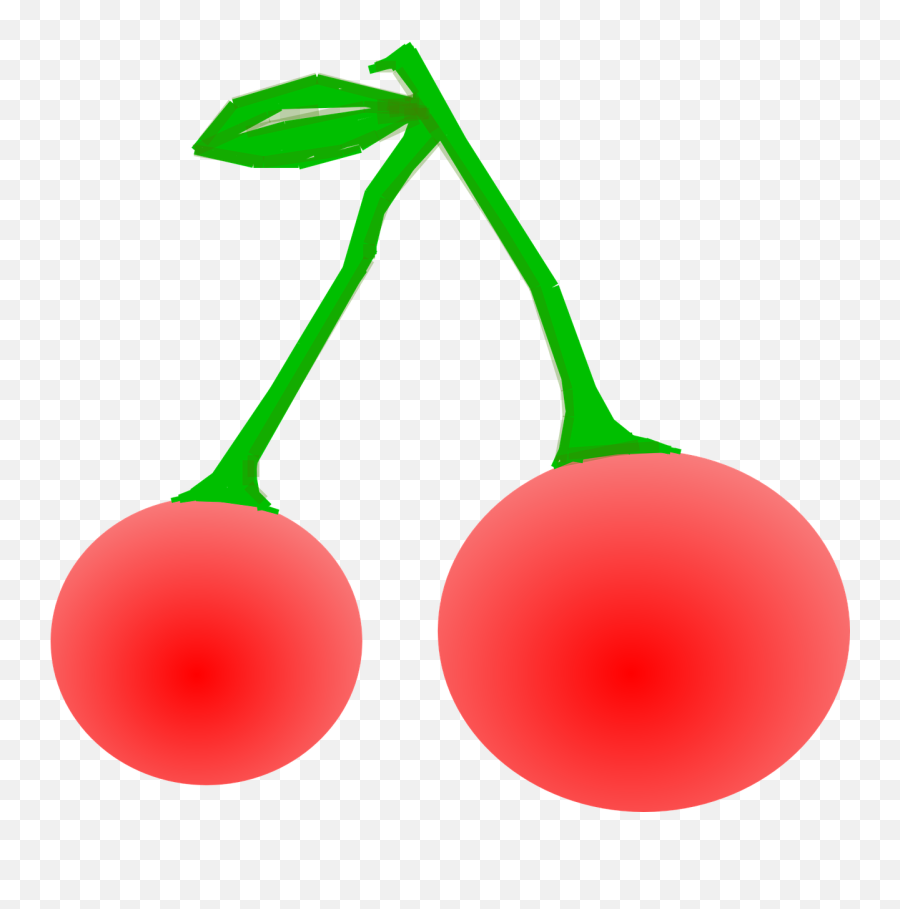 Cherries Red Green Fruit Cherry Png Picpng Emoji,Green And Red Circle Emoji