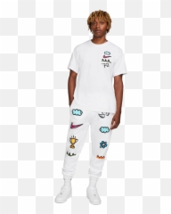 Nike Menu0027s Sportswear Gel Doodles Tee - White Hibbett City Emoji,All Over Both Sides Emoji T-shirt
