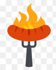 Churrasco Sausage Ham Street - Sausage Bbq Cartoon Clipart Barbecue Vector Png Emoji,Sausage Emoji