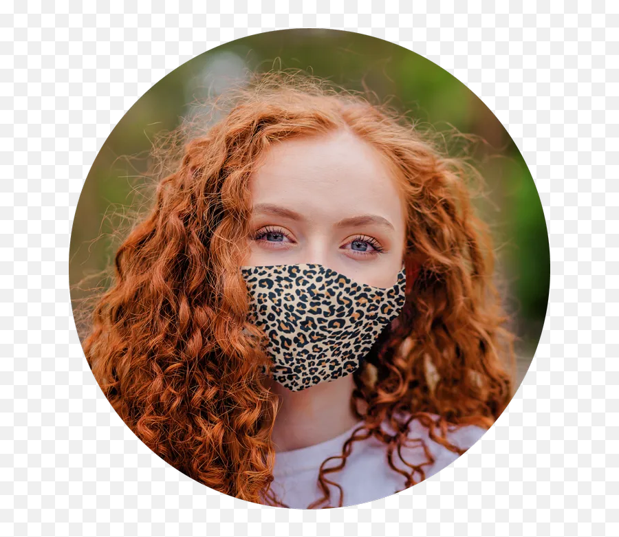 Custom Face Mask Printing From 414 Personalized Masks - Redhead Face Mask Emoji,No Emotion Mask