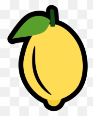Lemon Icon - Lemon Fruit Icon Png Emoji,Lemon Emoji