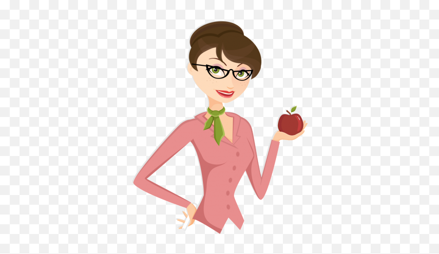 Download Teacher Free Png Transparent Image And Clipart - Pink Teacher Cartoon Emoji,Woman Teacher Emoji