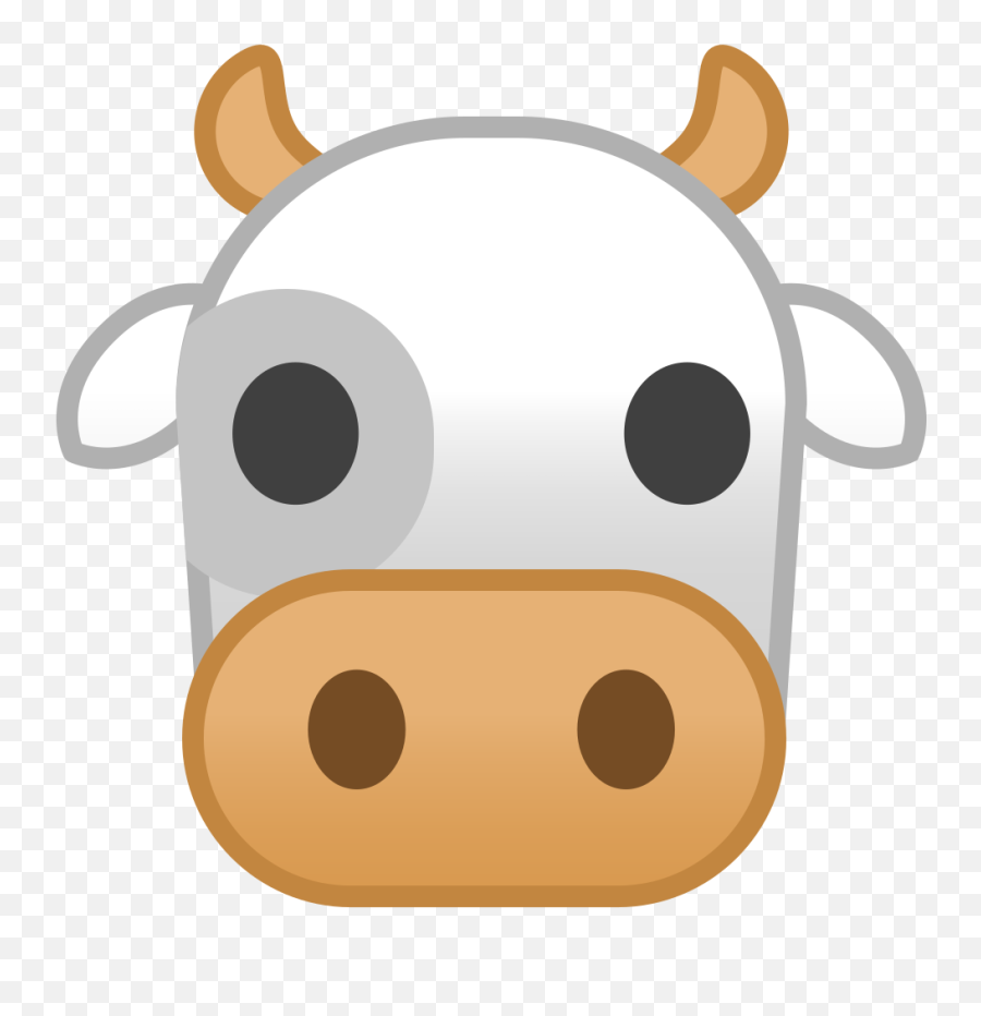 Cow Face Emoji Meaning With Pictures - Cow Face Cartoon Png,Tiger Emoji