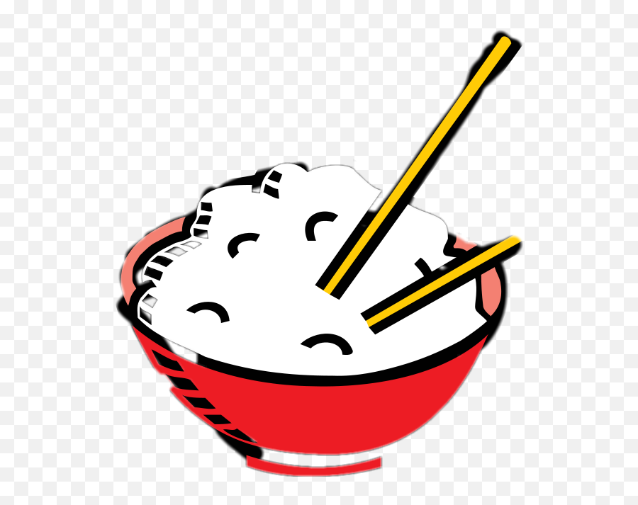 Chopsticks Sticker Challenge On Picsart - Rice Clip Art Emoji,Chopsticks Emoji