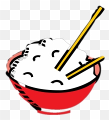 Chopsticks Sticker Challenge On Picsart - Rice Clip Art Emoji,Chopsticks Emoji