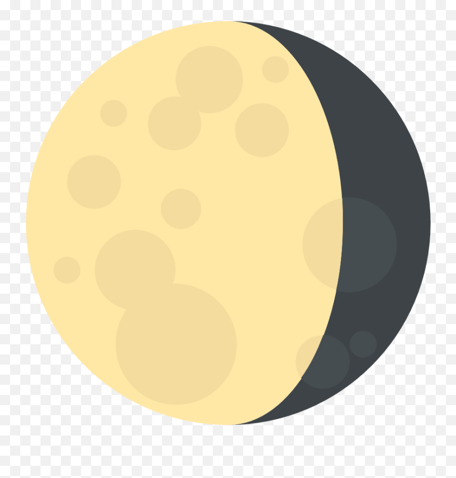 Waning Gibbous Moon Emoji High - Waning Gibbous Moon Cartoon,Dark Moon Emoji