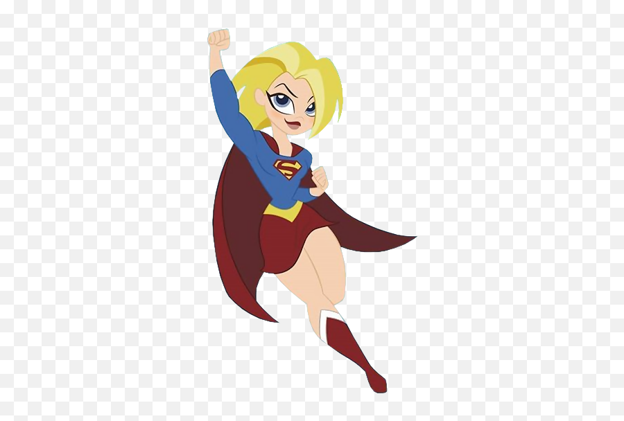 Supergirl - Supergirl Super Hero Girl Emoji,Emotion Cartoon Superhero