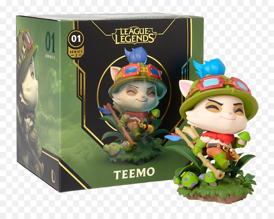 Merch Figures Champ Memotions Contest - League Of Legends Teemo Figure Emoji,League Character In Game Emotion