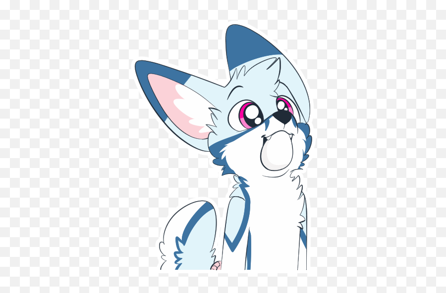 Furry Telegram Stickers - Pulexart Femboy Fox Furry Arctic Sfw Emoji,Egg Stickers Emoji