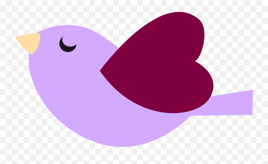 Purple Bird Drawing Dromggo Top Clip - Clipart Cute Bird Png Emoji,Purple Bird Emoji