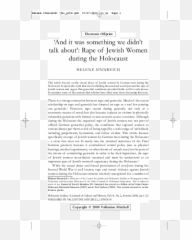 Pdf U0027and It Was Something We Didnu0027t Talk Aboutu0027 Rape Of - Document Emoji,Weitan, 2005 Basic Emotions Google Scholar