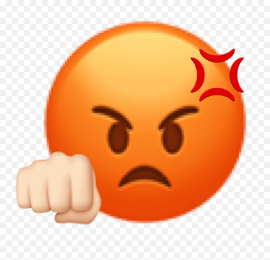 Angryemojifacehandmad Sticker By Uwu - Happy Emoji,Hand Over Face Emoji