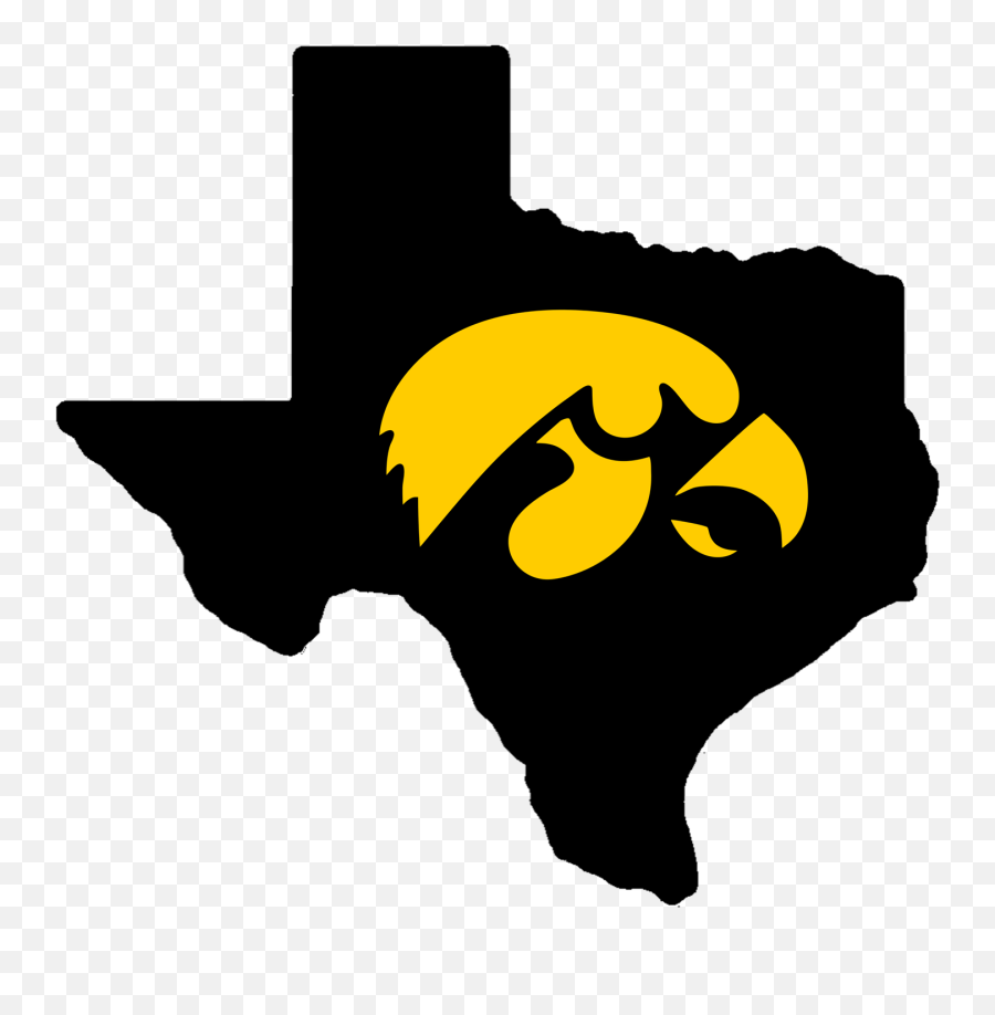 Iowa Hawkeyes Clipart 53866 Usbdata - Texas Hawkeye Emoji,Iowa Flag Emoticon