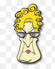 Perhapslucidity Inside The Mind Of Jennifer Fales - Cartoon Lady With Glasses Funny Emoji,Mischievous Devil Emoticon