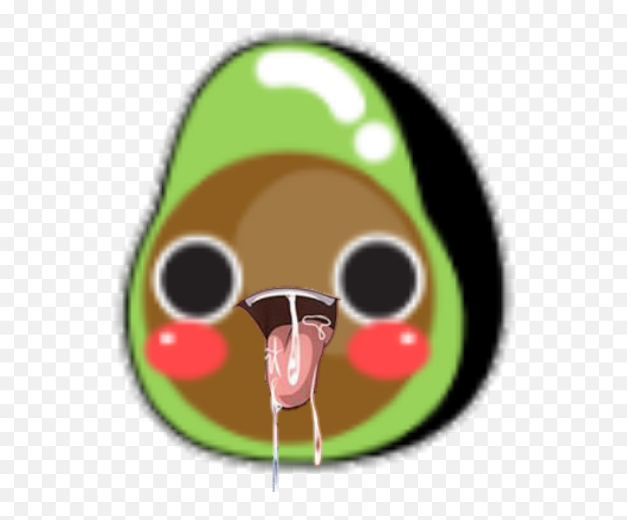 Winking Avocado Emoji Kik Png - Avocado Drawings,Sprout Emoji