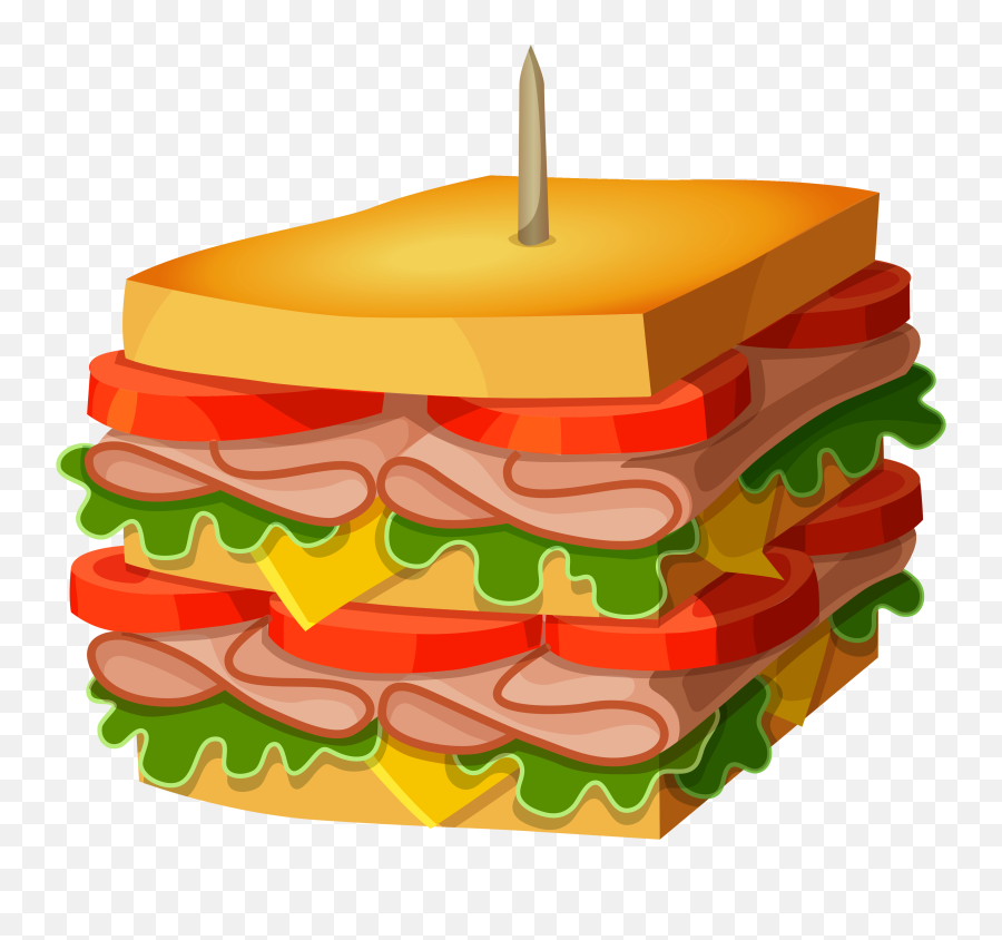Free Sub Sandwich Transparent Download Free Clip Art Free - Cartoon Food Transparent Background Emoji,Sandwich Emoji