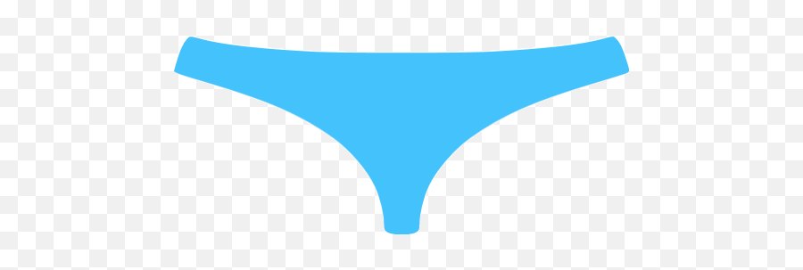 Caribbean Blue Womens Underwear Icon - Solid Emoji,Panties Emoticon Download