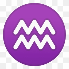 Aquarius Emoji - Logo De Batman Redondo,Aquarius Emoji