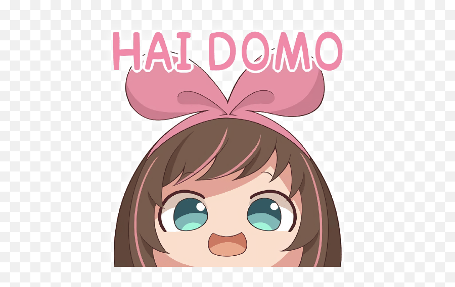 Kizuna Ai - Kizuna Ai Fakkyu Emoji,Emoji With The Hal