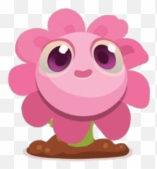 Farm Heroes Saga Pink Flowers Transparent Png - Stickpng Emoji,Pink Flower Emoticon For Facebook