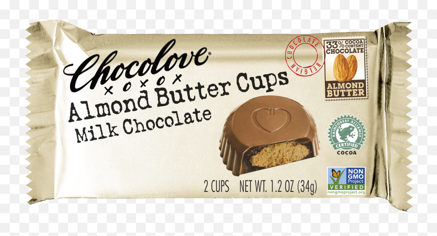 Almond Butter Cups Milk Chocolate 2 Cup Packs Emoji,Facebook Emoticons Almond