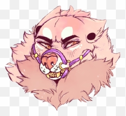 Pink Werewolf Ddlgmuzzle Sticker By Missmastermind19 Emoji,Werewolf Emojis