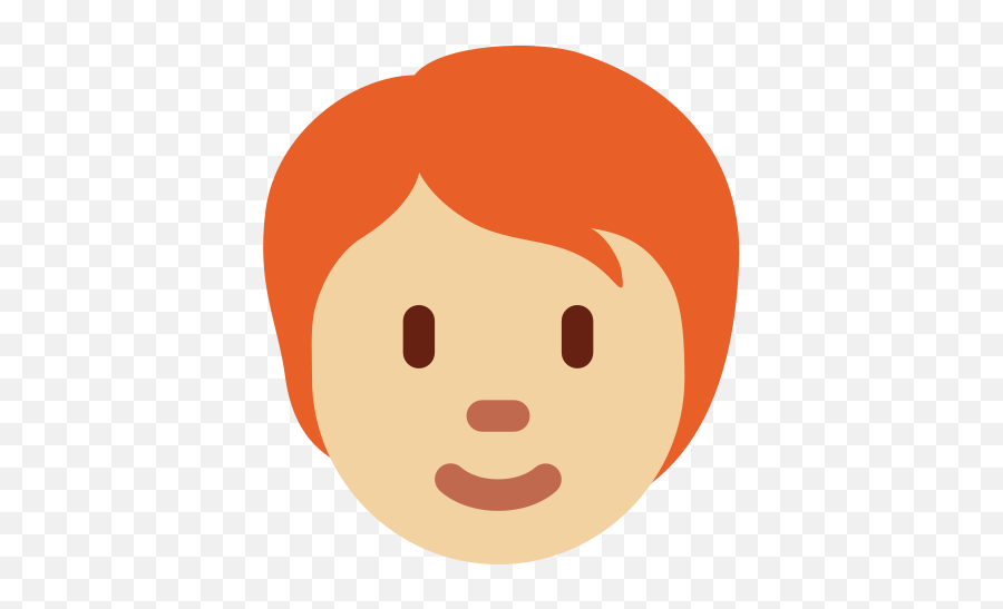 U200d Person Medium - Light Skin Tone Red Hair Emoji,Hot Face Emoji Transparent Background