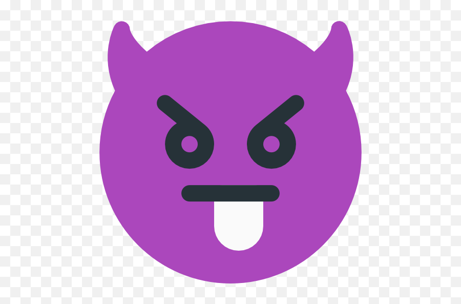 Free Icon Devil Emoji,Purple Angry Emoji