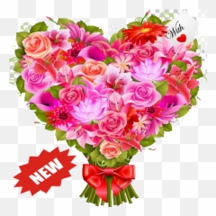 Wastickerapps - Coração De Flores Png Emoji,Pink Flower Emoji Meaning