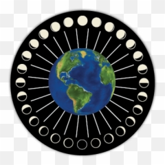 Cosmic Calendar - Base De Mdf Redonda Com Furos Emoji,Moon Phases And Emotions