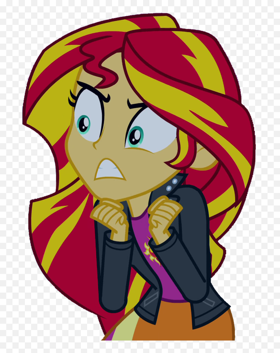 Mlp Eg Sunset Shimmer Mad Transparent - Eqg Sunset Shimmer Mad Emoji,Angry Girl Emoji