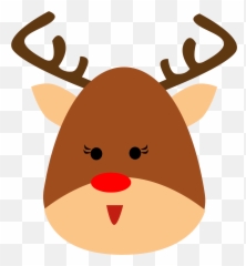 Reindeer Animal Antler - Reno Navideño Animado Png Reno Animado De Navidad Png Emoji,Antler Emoji